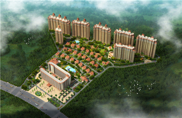 台湾风情小镇公寓推出4套两房 总价58.49-65.04万/套