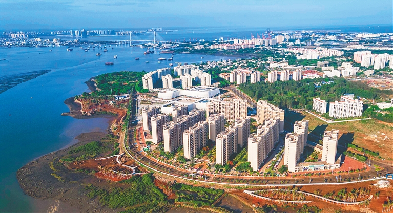 洋浦打造东部生活区滨海“生态廊道”