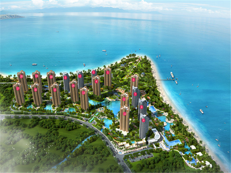 长岛蓝湾二期在售15栋楼滨海湖景公寓 总价48万/套起